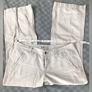 Old Navy Linen Cotton Pants Wide Leg Size 14